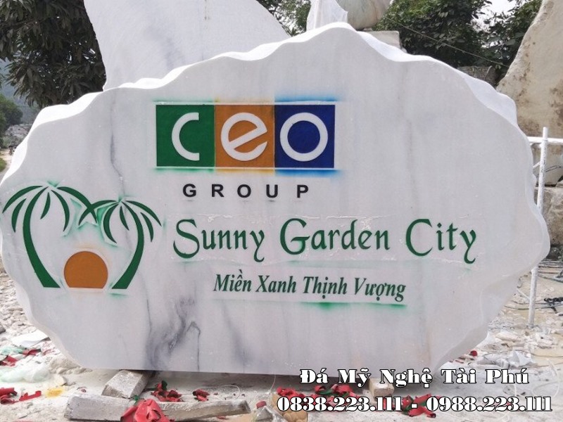 Bia đá tự nhiên cho tập đoàn Ceo Group - Sunny Garden City - Đồ Đá Mỹ Nghệ Tài Phú - Công Ty CP Sản Xuất Và Đầu Tư Tài Phú